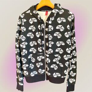H&M Divided Women's Wu Tang Clan all over print hoodie NWOT